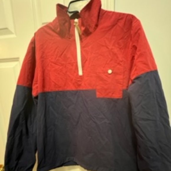 Southern Proper medium windbreaker  blue and red NWT - Picture 1 of 6